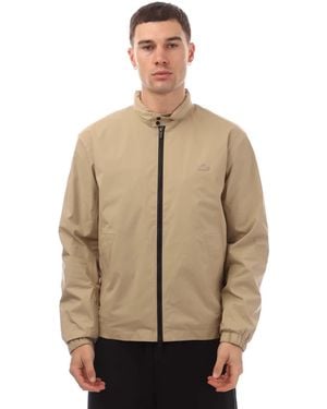 Lacoste Water-Resistant Short Zip Jacket - Natural