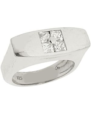 Orphelia 925 Sterling Ring - White