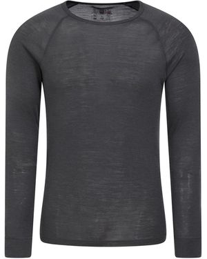 Mountain Warehouse Merino Wool Thermal Top - Black