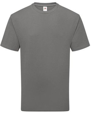 Fruit Of The Loom Adult Cotton T-Shirt (Light Graphite) - Grey