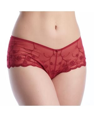 Selene Embroidered Tulle Culotte Knickers With Garter Belts Grace