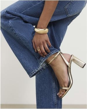 River Island Sandals Wide Fit Open Toe Heeled Pu - Blue
