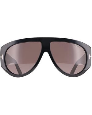Tom Ford Aviator Shiny Light Mirror Bronson Ft1044 - Grey