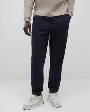 River Island Joggers Pull On Straight Leg Cotton - Blue
