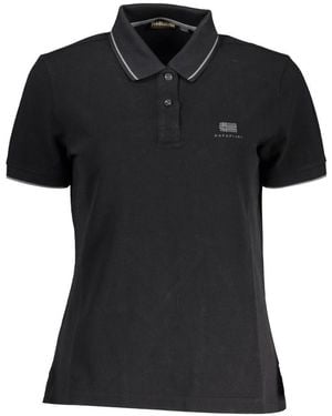 Napapijri Cotton Polo Shirt Material_Cotton - Black