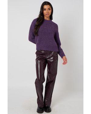 Urban Bliss Wool Jumper - Purple