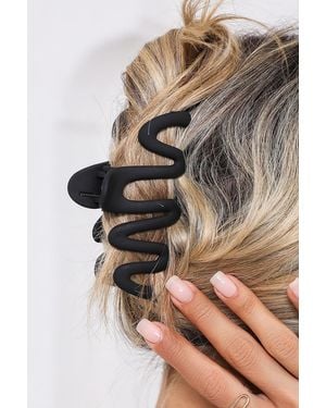 Azura Exchange Wavy Hair Claw Clip - Black