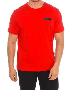 Philipp Plein Tips405 Short Sleeve T-Shirt - Red