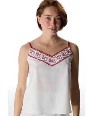 Penti Magnifique Strappy Pyjama Top - Grey