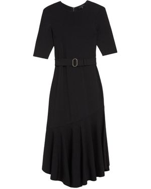 Ted Baker Samalee Knitted Flippy Skirt Midi Dress Viscose - Black