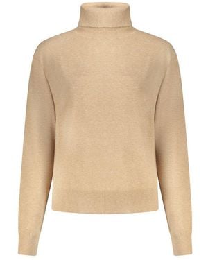Pepe Jeans Turtleneck Long Sleeve Jumper - Natural