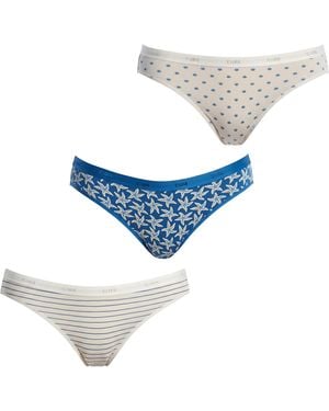 DIM Pack-3 Stretch Cotton Briefs D4C17 For - Blue