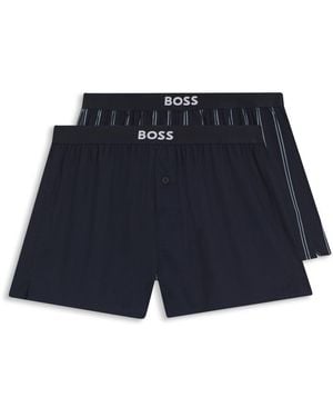BOSS 2P Boxer Shorts - Blue