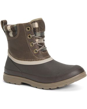 Muck Boot Originals Duck Lace Memory Foam Wellingtons - Grey