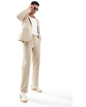 ASOS Straight Suit Trouser - White