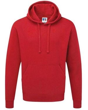 Russell Colour Hooded Sweatshirt Hoodie (Classic) - Red