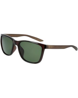 Nike Brown Injected Sunglasses - Green