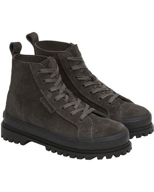 Superga Adult 2641 Alpina Suede Ankle Boots - Black