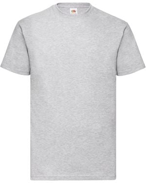 Fruit Of The Loom Valueweight Heather T-Shirt (Heather) - Grey