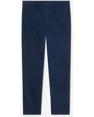 Oliver Sweeney Garment Dyed Cotton Chinos - Blue