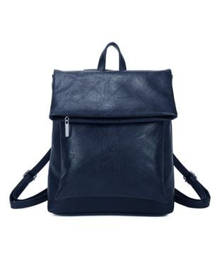 Woodland Leathers Fashion Backpack - Blue