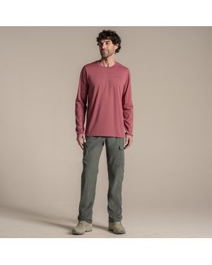 Craghoppers Abel Nosilife Long-Sleeved T-Shirt (Atlas) - Red