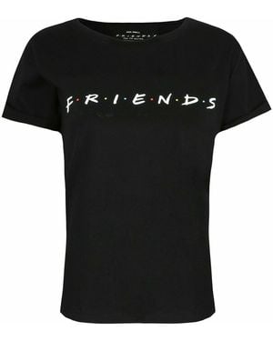 Friends Titles T-Shirt - Black