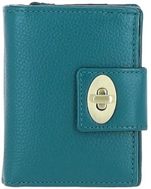Ashwood Leather Elegant Real Purse - Blue