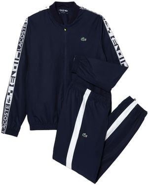 Lacoste Stripe Logo Tennis Sweatsuit (marine) - Blauw
