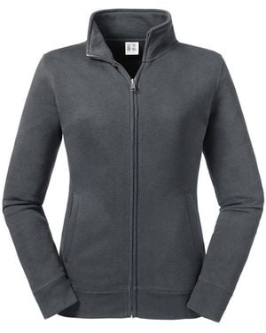 Russell Ladies Authentic Sweat Jacket (Convoy) - Grey