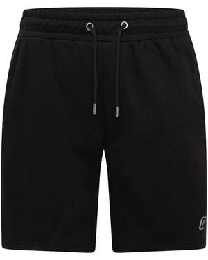 Crosshatch Branton Jog Shorts - Black