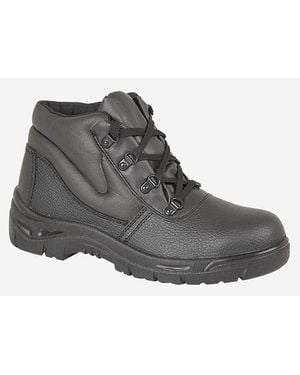 Grafters Condor Safety Boot Leather - Black