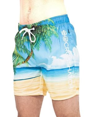 Crosshatch Beach Dream - Blue