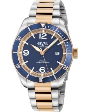 Gevril Yorkville 48614B Swiss Automatic Sellita Sw200 Watch - Grey