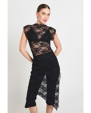 Boohoo Ruched Sleeveless Top - Black