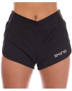 Skins Series-3 Run Shorts - Black