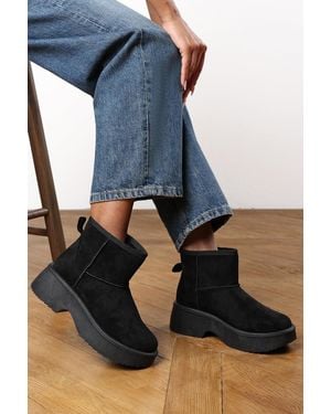 Where's That From Wheres 'Esme' Platform Ankle Boots - Blue