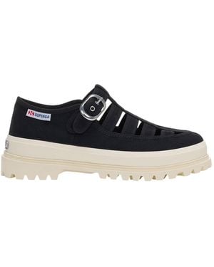 Superga Ladies 3541 Alpina Gurkha Fisherman Sandals /Off) - Black