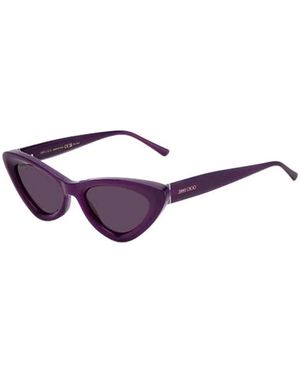 Jimmy Choo Addy 52 S B3Vur Sunglasses - Purple