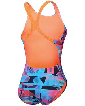 Speedo Aodigi Graphic Print Swimsuit - Blue