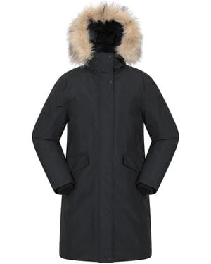 Mountain Warehouse Marlow Extreme Donzen Waterdichte Parka - Zwart