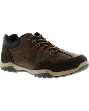 X-hiking Accent Walking Hiking Shoes Pu - Brown