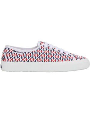 Superga Adult 3750 Leggera Print Trainers - Red
