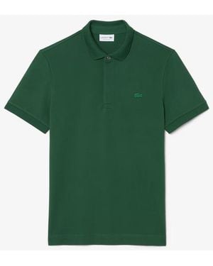 Lacoste Paris Strech Pique Polo Shirt Cotton - Green