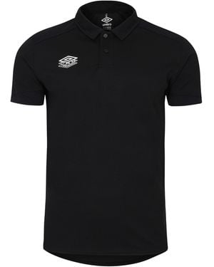Umbro Adult Optimus Training Polo Shirt - Black