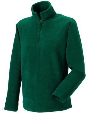 Russell Russell Quarter Zip Fleece Top (fles Groen)