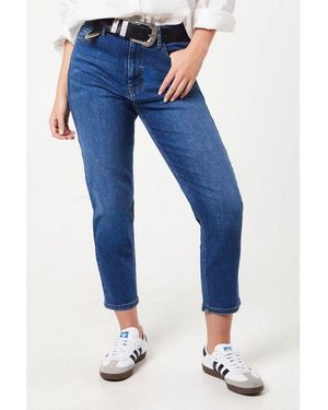 Dorothy Perkins Petite Comfort Stretch Slim Mom Jean - Blue