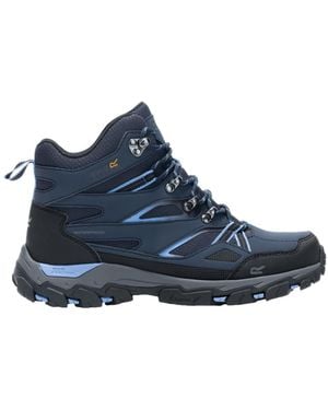 Regatta Ladies Holcombe Iii Walking Boots /Washed Denim) - Blue