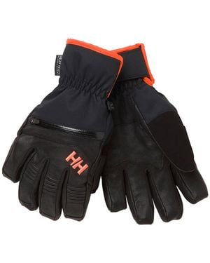Helly Hansen Alpha Warm Ht Reinforced Winter Ski Gloves - Black