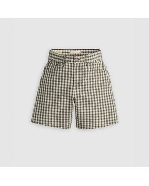 Levi's Levi's High Baggy Short Milo Plaid Sh - Multicolour